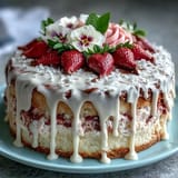 Spring Cake Floral Drip