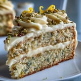 Spring Birthday Lemon Pistachio Cake