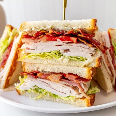 Turkey Club Triple-Decker Sandwich