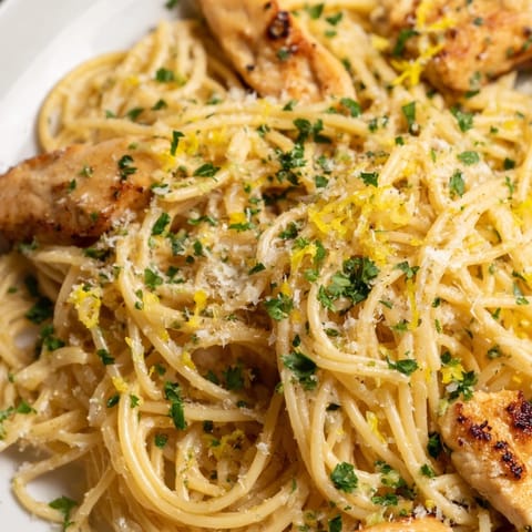 Brown Butter Lemon Chicken Pasta