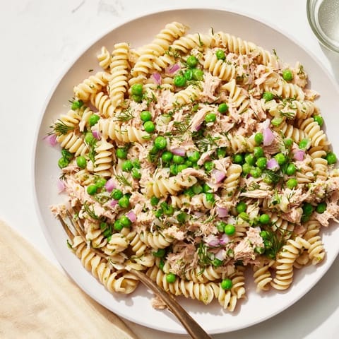 Lemony Tuna Pasta Salad