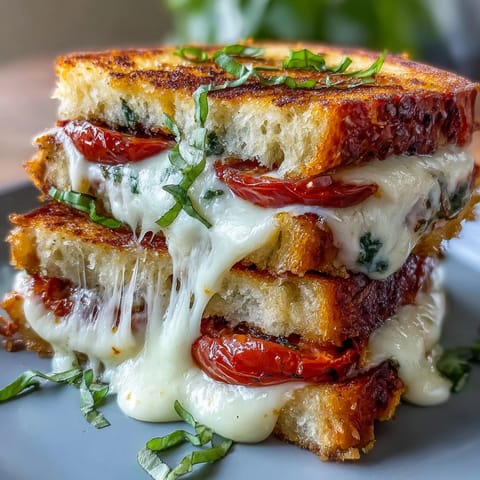Dippers of melty Caprese Grilled Cheese, a perfect appetizer with fresh tomato.