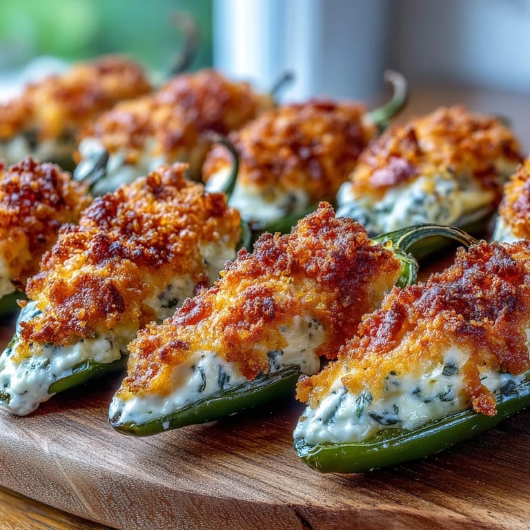 A platter of Air Fryer Jalapeño Poppers served with ranch dip, garnished with fresh chives and black pepper.