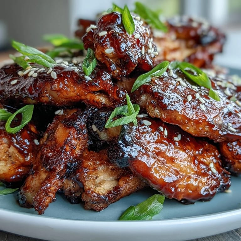 Fork-tender Coca Cola Chicken Wings piled high, paired with steamed rice and chopsticks on a dinner table.