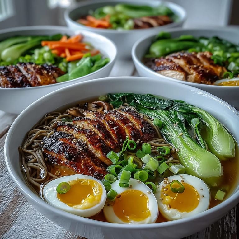 Perfect for a cozy dinner, this high protein Healthy Miso Chicken Noodle Bowls recipe is ready in an hour.