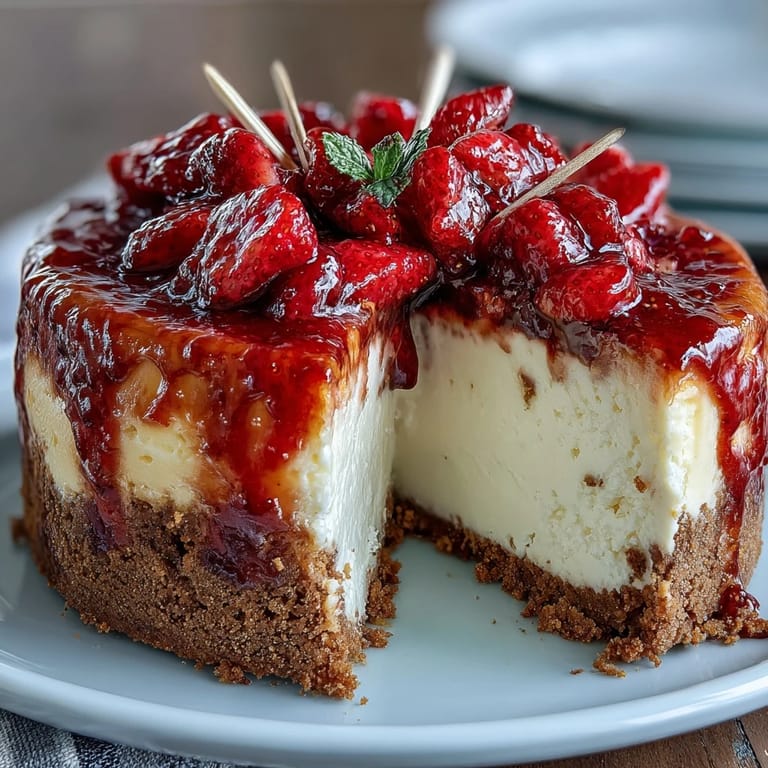 Bite-sized cheesecakes topped with vibrant berries and diploma picks, perfect for festive graduation dessert tables or party platters.